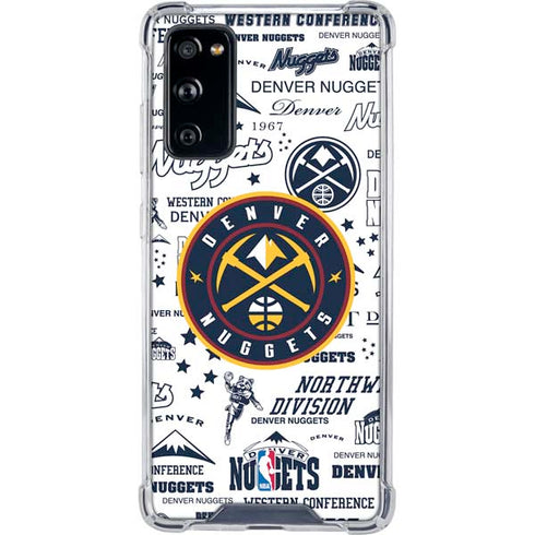 NBA Denver Nuggets Historic Blast Galaxy S20 FE Clear Case